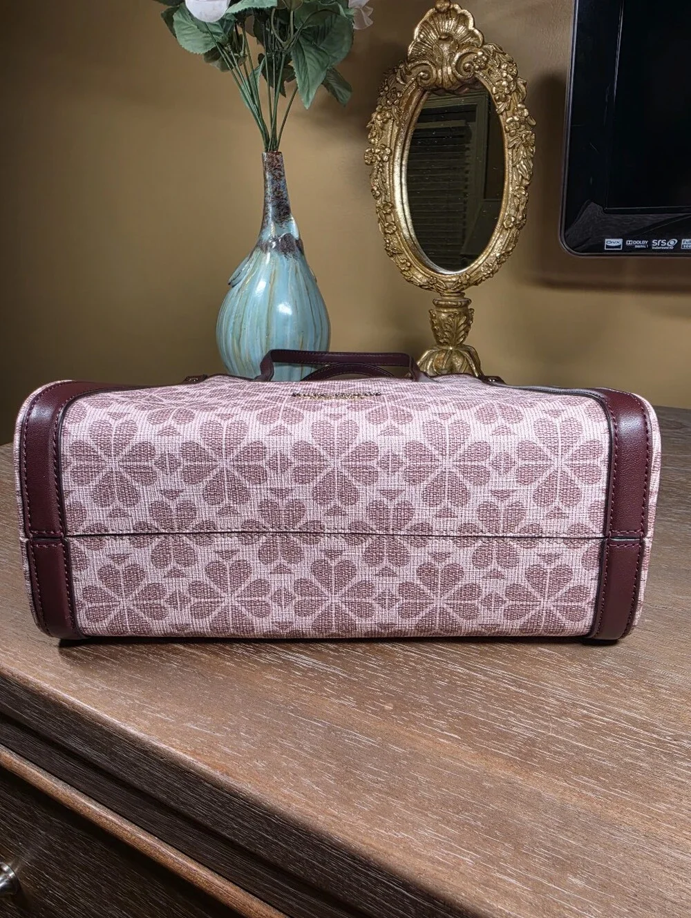 kate spade Floral Rowan North South Tote w/ Dusty NWOT! (retail $228)